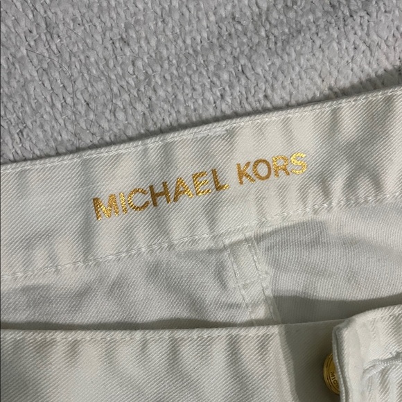 Michael Kors Cream Wide Leg Pants - Picture 2 of 4
